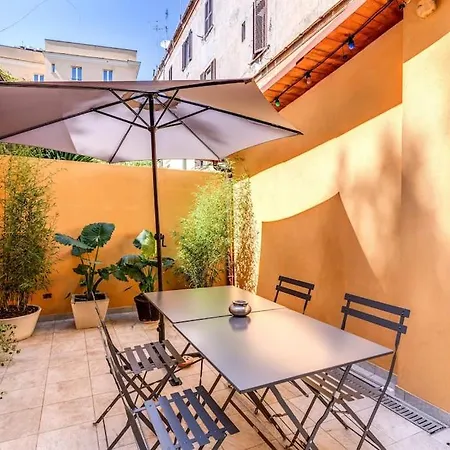 Trastevere 2 Bdr Orto Botanico With Private Patio Apartment